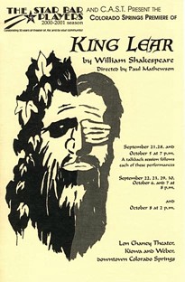Programme for King Lear